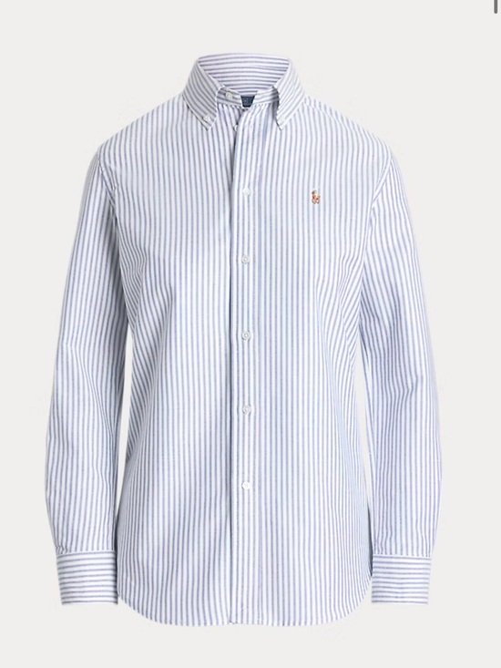 Polo Ralph Lauren Tops - Ralph Lauren Stretch Slim Fit Striped Oxford Shirt Size 2